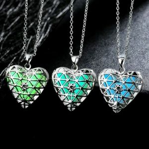 Glow in the Dark Heart Necklace